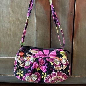Vera Bradley Frannie Crescent Crossbow In Pirouette Pink NWT